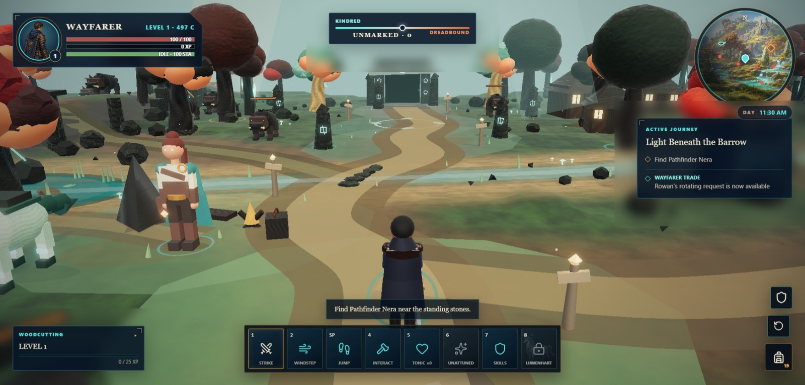 Realms Unbound open-world game scene